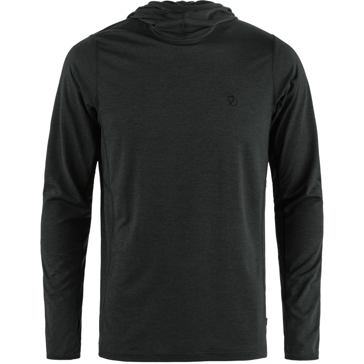 Abisko Sun-hoodie M — Black