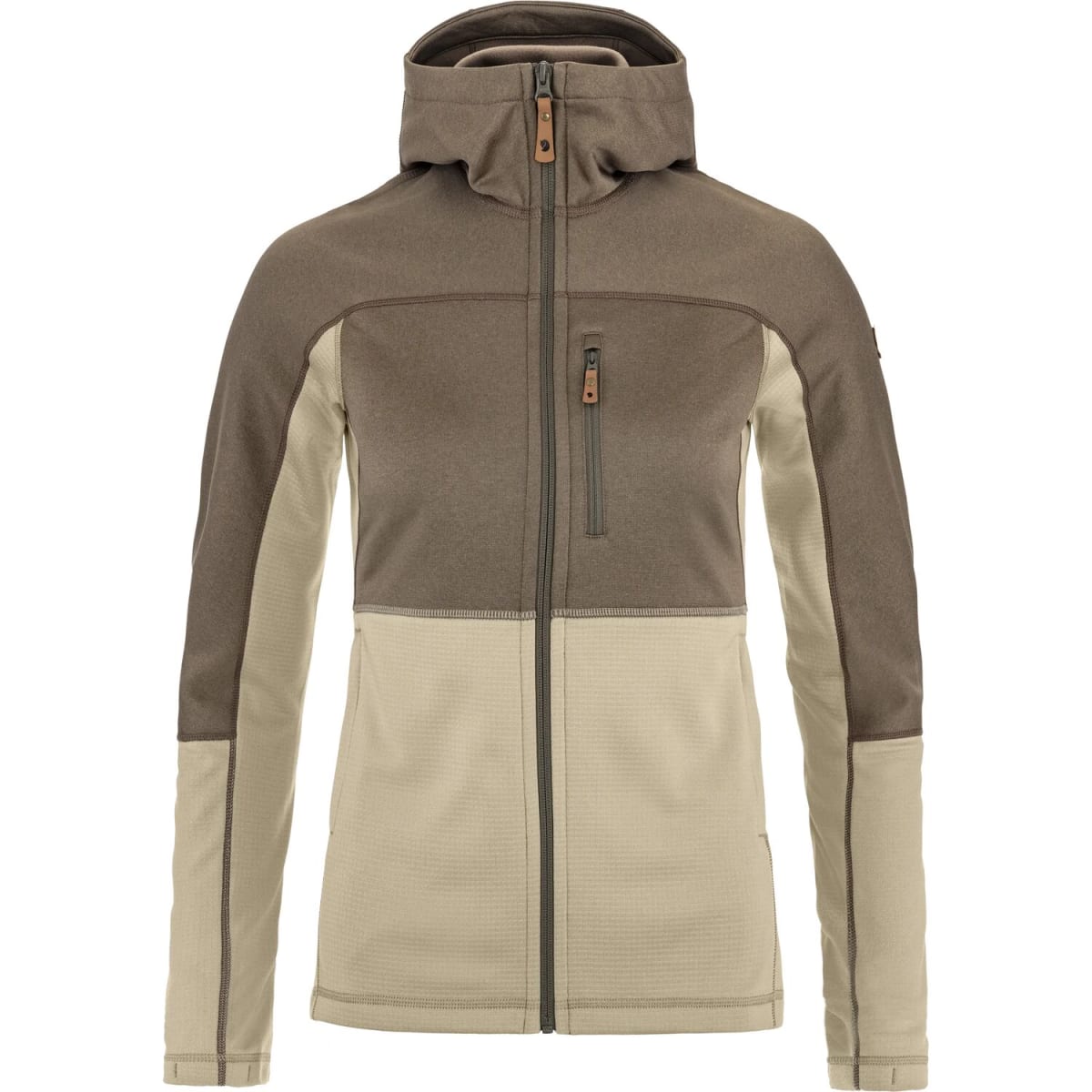 Abisko Trail Fleece W — Fossil-Suede Brown