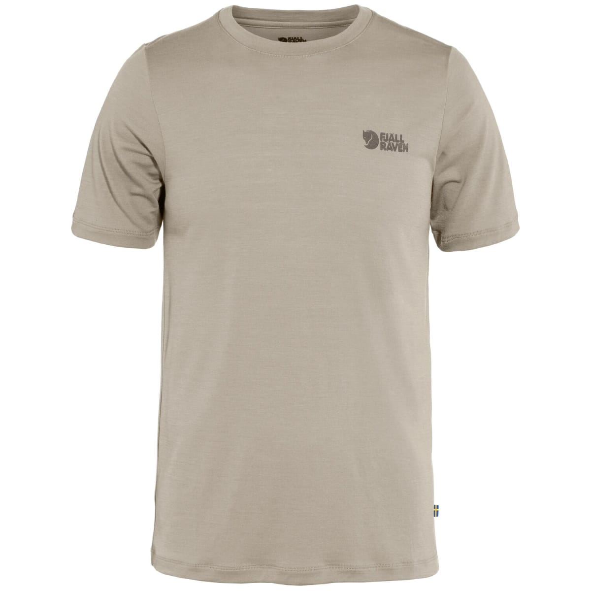 Abisko Wool Logo SS M — Light Fossil