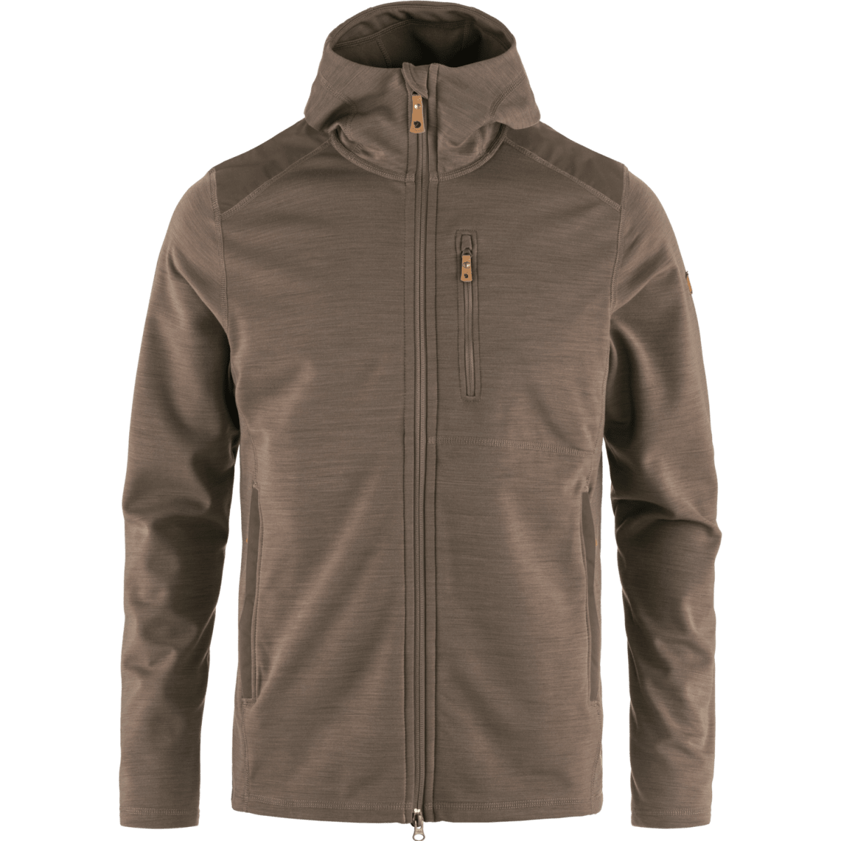 Keb Fleece Hoodie M — Suede Brown