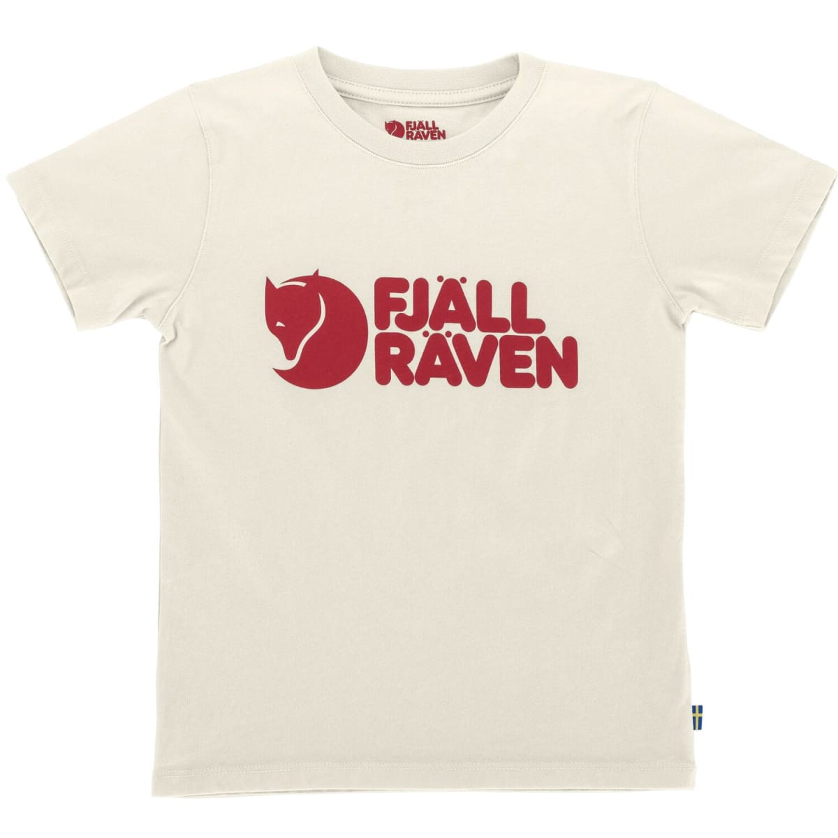 Kids Fjällräven Logo T-shirt — Chalk White