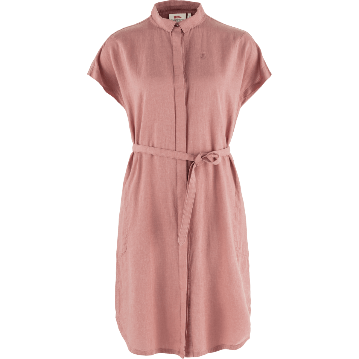 Övik Hemp Dress W — Dusty Rose