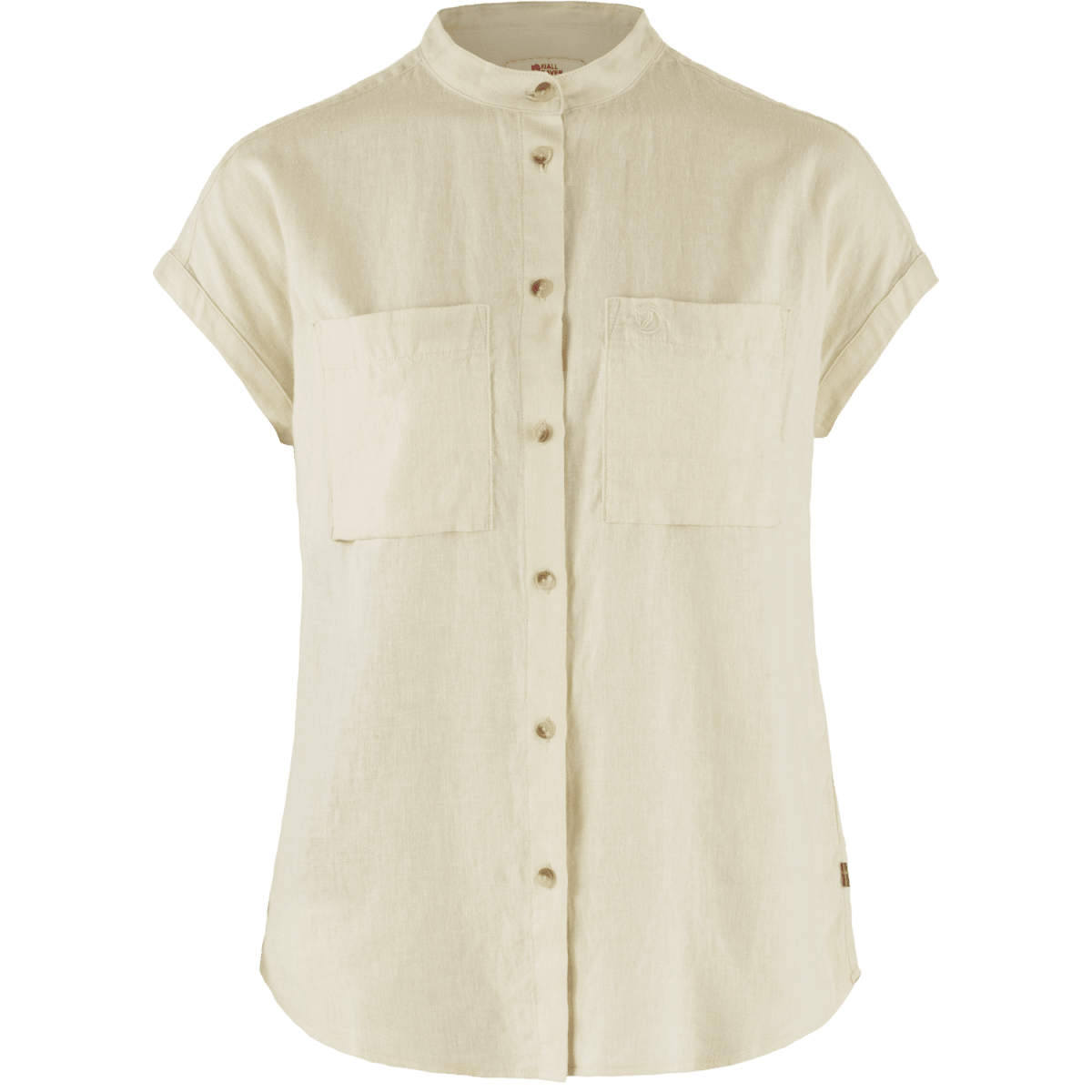 Övik Hemp Shirt SS W — Chalk White