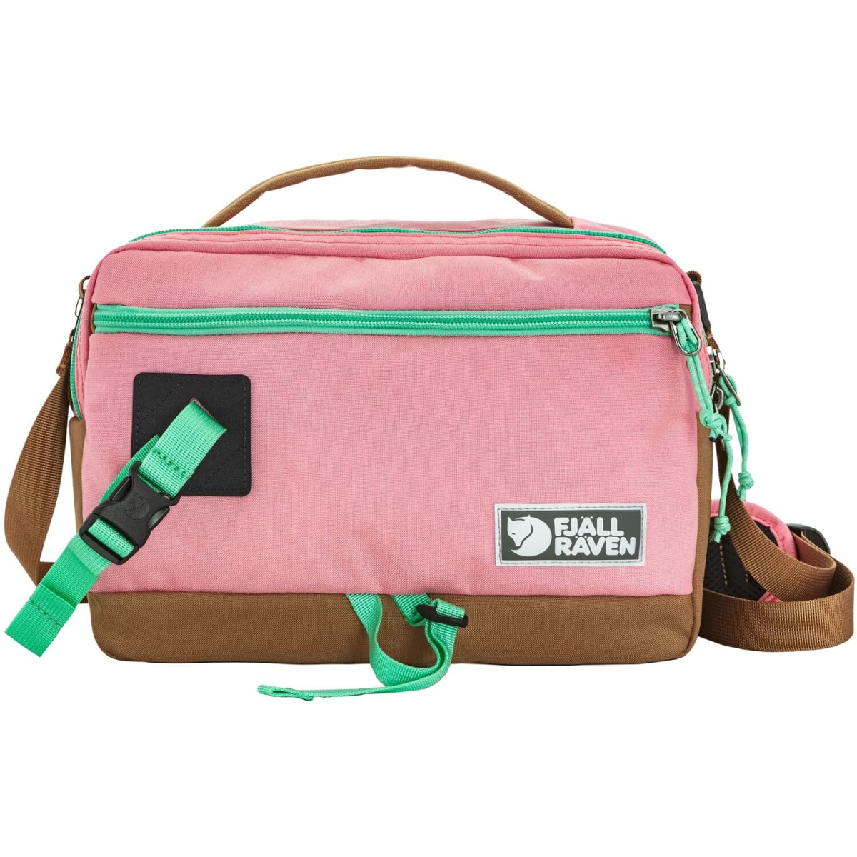 Vardag Shoulder Bag 6 — Poppy Pink-Khaki Dust
